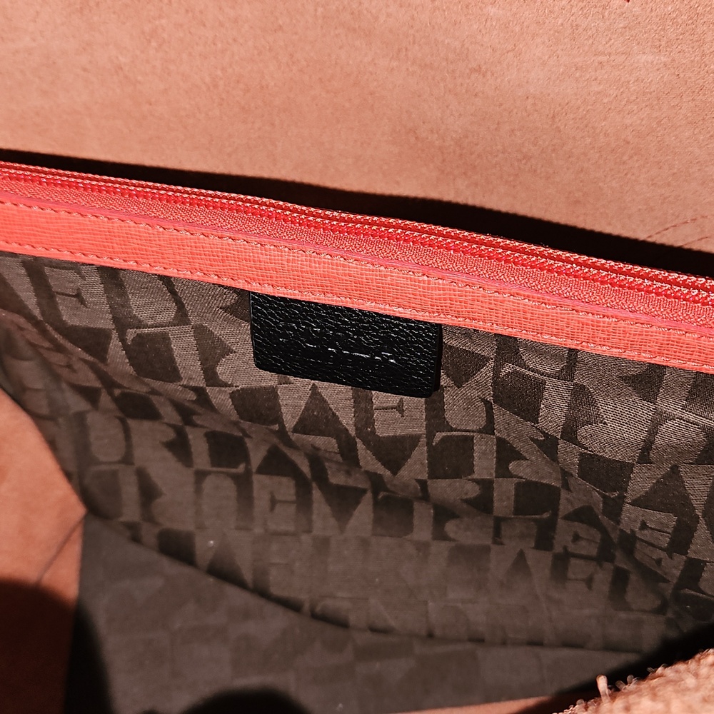 Furla Jucca Small Saffiano Leather Tote Bag 🧡 Beautiful Color - Picture 12 of 16